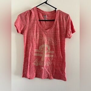 Ladies Philadelphia Phillies Tee Faded Red